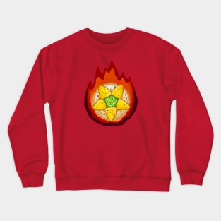 Satanic nachos, Fire version Crewneck Sweatshirt